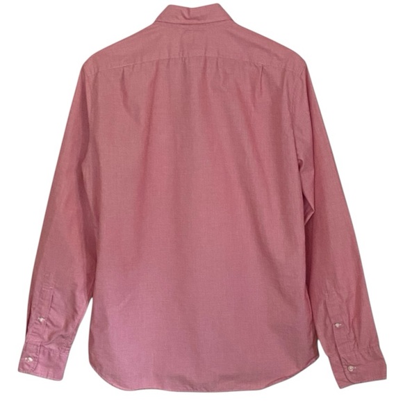 J.Crew 2-Ply Cotton Red Button-Down Shirt Men’s Medium - Picture 2 of 9